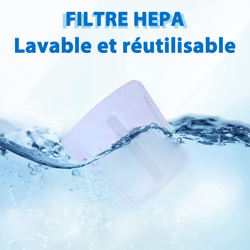 Aspirateur de voiture portable pour les détails et le nettoyage de l’intérieur de la voiture voiture domestique double usage (noir)