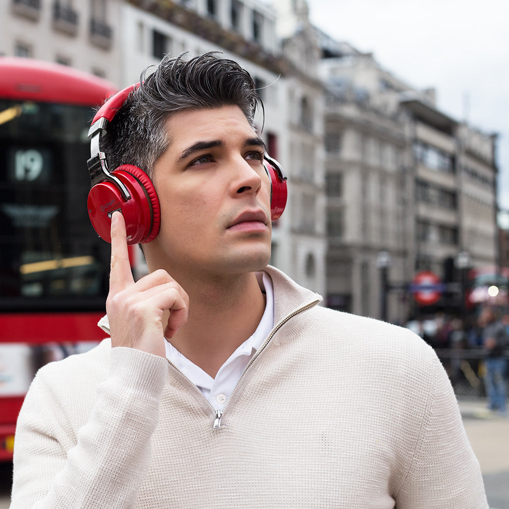CASQUE BLUETOOTH SUR-AURICULAIRE À ANNULATION ACTIVE DU BRUIT E7